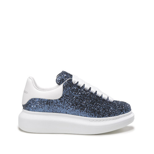 Alexander McQueen/亞歷山大麥昆 女士閃光面料系帶休閑運動鞋 558944 W4JF1