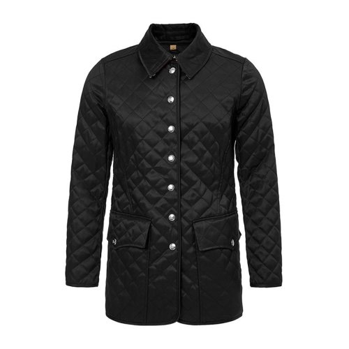  BURBERRY/博柏利 女士黑色時(shí)尚休閑大衣 8007056 PLFSX