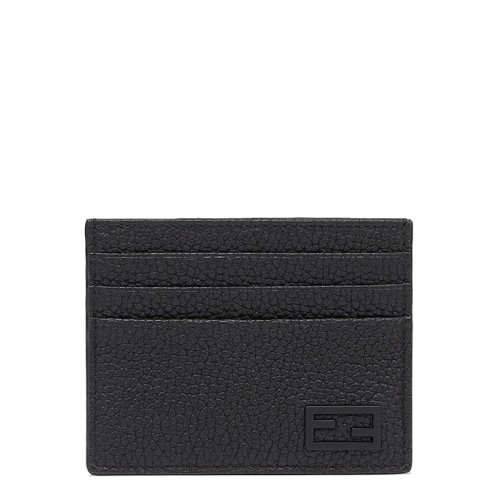 FENDI/芬迪 20  男士黑色小牛皮FF徽標卡片夾7M0164AG0LF0QA1