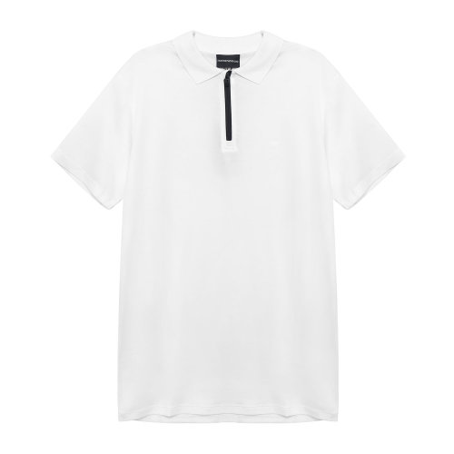 Emporio Armani/安普里奧阿瑪尼[Capsule Travel Essential] 白色 男士短POLO 6K1FC1-1JUVZ-0100 秋冬 白色 XL 白色 XL
