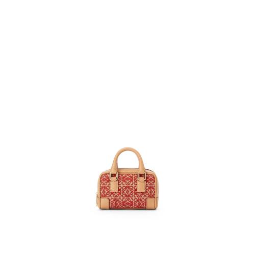  LOEWE羅意威 22年秋冬 女士 手提包 Nano Amazona in Anagram jacquard and calfskin A039U96X