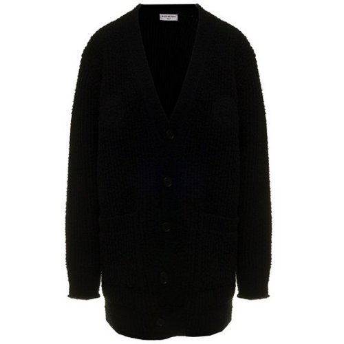  Balenciaga/巴黎世家 女士黑色羊毛針織衫/毛衣 696182 T1645 0100 PLFSX