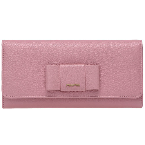 MiuMiu/繆繆 女士羊皮長(zhǎng)款錢夾 5MH109 2EW7