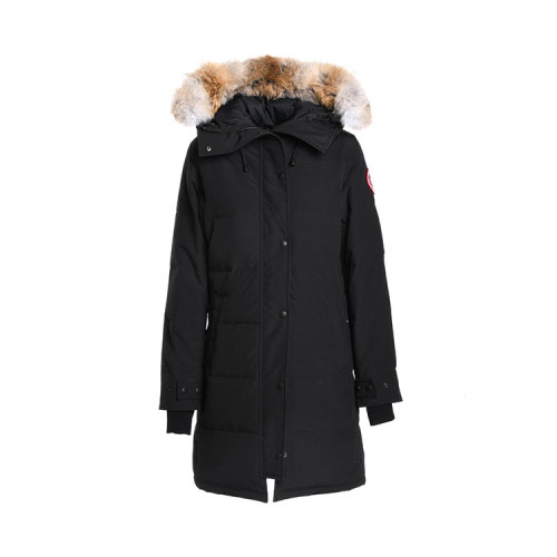 CANADA GOOSE/加拿大鵝 SHELBURNE 派克大衣 女士羽絨服 黑色 3802L
