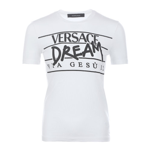 VERSACE/范思哲22春夏女士短袖T恤 10054851A00769
