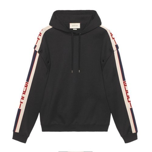  GUCCI/古馳 男士黑色滌綸衛(wèi)衣 475354 X5U11 1014 PLFSX