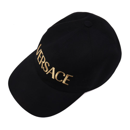 VERSACE/范思哲時尚金色字母刺繡男士鴨舌帽帽子ICAP006A234764A4
