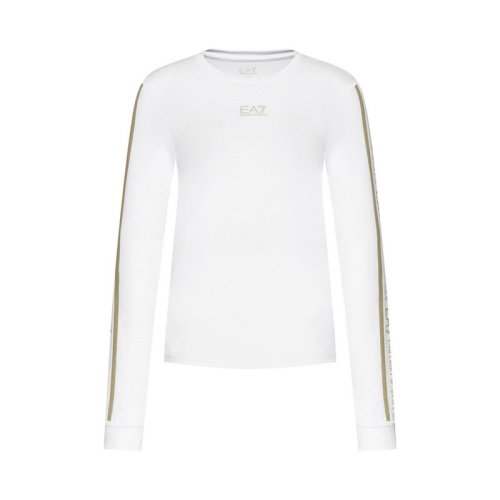  Emporio Armani/安普里奧阿瑪尼 女士白色棉質(zhì)衛(wèi)衣 6KTT19 TJCRZ 0102 PLFSX