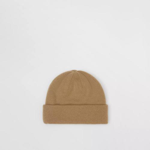  BURBERRY 22年秋冬 女士 橡木葉徽章羊絨毛線帽 80644761