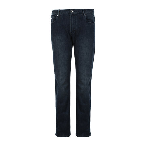 Emporio Armani/安普里奧阿瑪尼21新品logo微標(biāo)男士牛仔褲6K1J061DIMZ