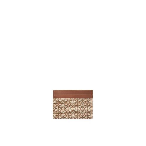  LOEWE羅意威 22年秋冬 女士 卡包 Plain cardholder in jacquard and calfskin C604322X02-271