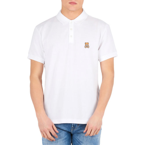 Moschino 莫斯奇諾  男裝 服飾 翻領(lǐng)棉質(zhì)經(jīng)典小熊圖案 男士短POLOT恤 1203