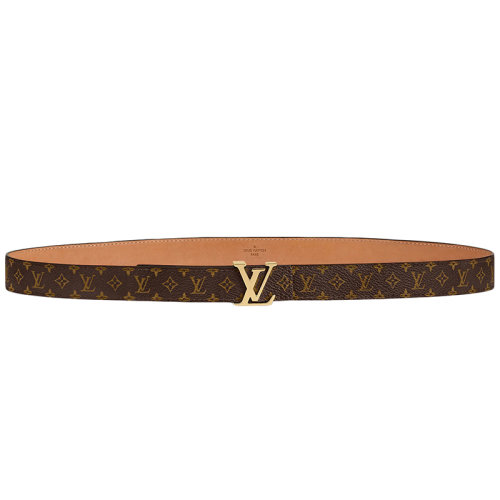 Louis Vuitton/路易威登 女士Monogram帆布金扣25毫米迷你腰帶M9781V