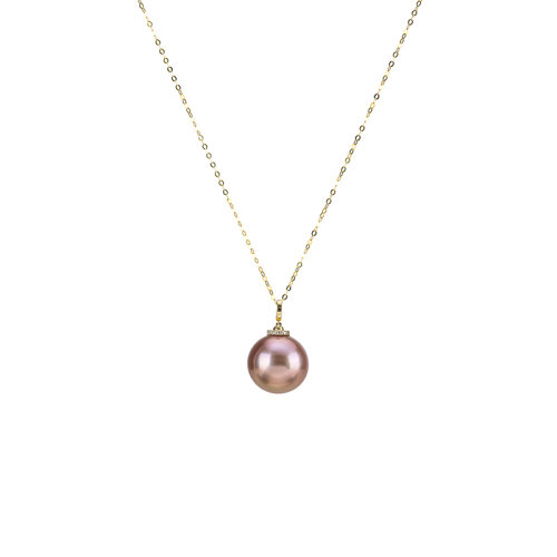 GeleiStory/GeleiStory鉆石淡水珍珠紫色吊墜基礎(chǔ)款 店鋪特惠