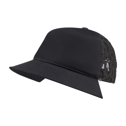 DIOR/迪奧 22年早春新款 男士黑色純棉羅緞老花印花混搭風帽子283C903A4451_C989