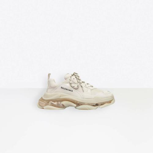  BALENCIAGA巴黎世家 22年春夏 女士 休閑運動鞋 Triple S Clear Sole 運動鞋 544351W2GA19710 預(yù)定商品1-3周發(fā)貨