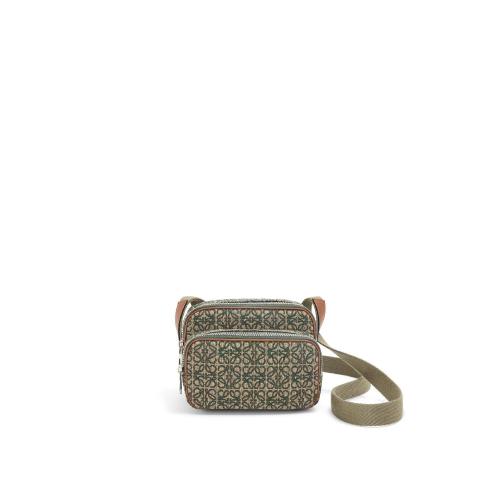 LOEWE羅意威 男士 收納包 Mini Camera bag in Anagram jacquard and calfskin B604Z