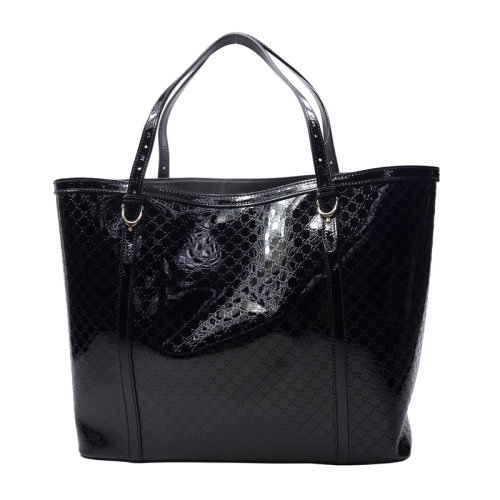 GUCCI/古馳 女士漆皮經(jīng)典雙G logo編織手提包單肩包