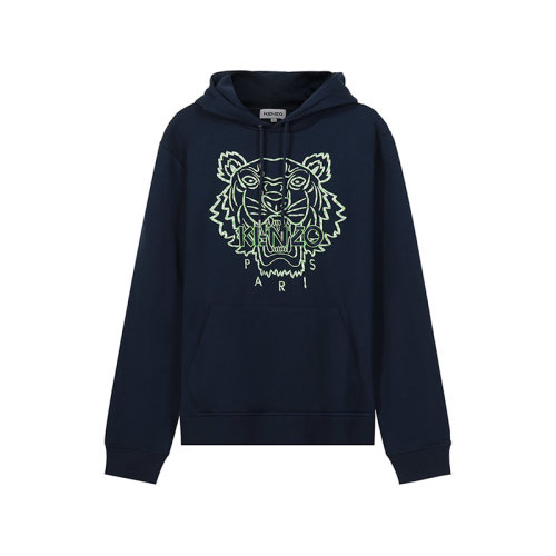 KENZO/高田賢三【22春夏新款】男士棉質(zhì)連帽衛(wèi)衣運(yùn)動(dòng)衫虎頭刺繡 5SW338 4XF