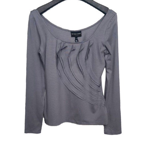 Emporio Armani/安普里奧阿瑪尼 灰色女士長(zhǎng)袖T恤