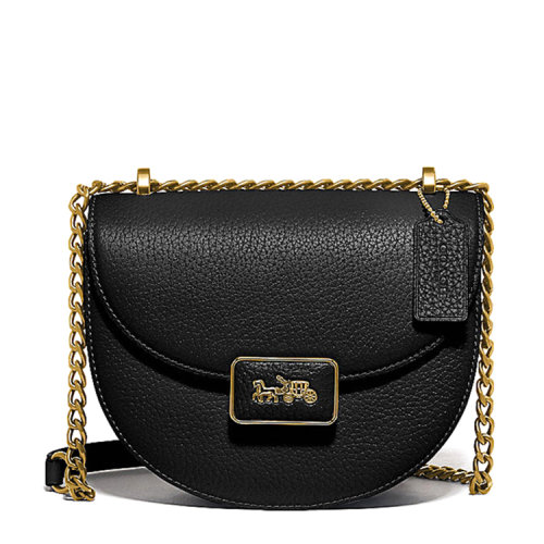 COACH/蔻馳 ALIE皮革馬鞍包C3463