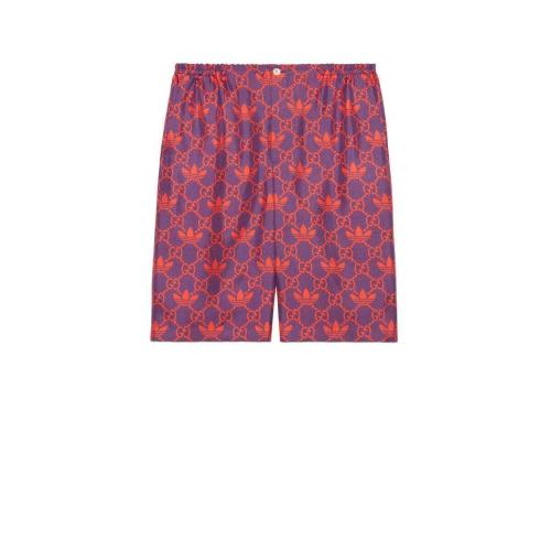  GUCCI古馳 22年秋冬 男士 adidas x Gucci聯(lián)名系列GG短褲 691440 ZAIXY 6220