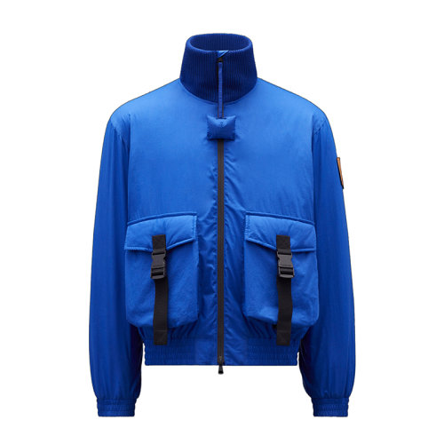 Moncler/蒙克萊 22年秋冬新款 Skiddaw系列 女士寶藍(lán)色短款羽絨服夾克H209E1A00004M1621765