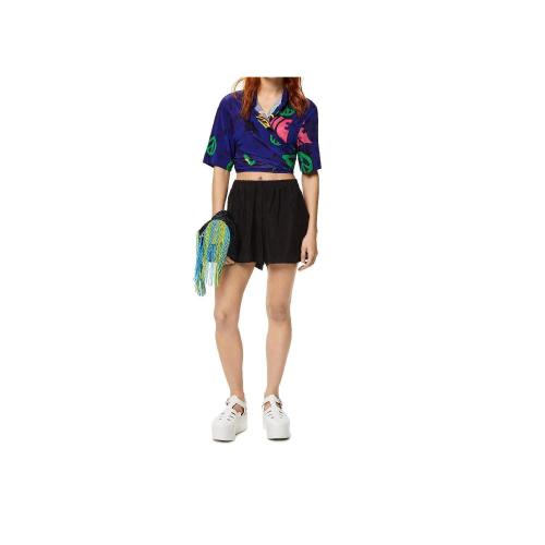  LOEWE羅意威 22年秋冬 女士 短褲 Shorts in cotton and cupro S616Y04X24-1100