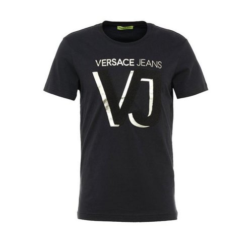  VERSACE/范思哲 男士黑色棉質(zhì)短袖T恤 B3GSA72A 36591 Y6A PLFSX