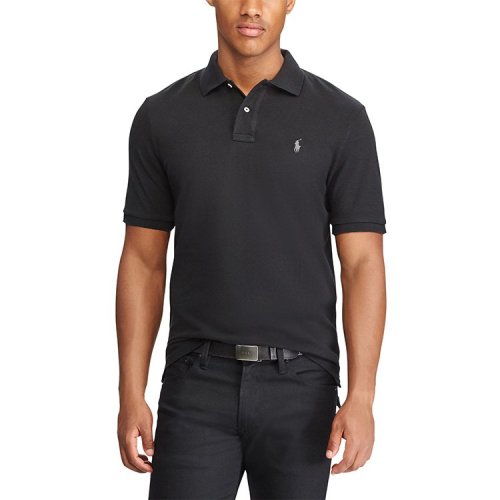 Polo Ralph Lauren/拉夫勞倫馬球  The定修身 高透氣棉質(zhì)網(wǎng)布 休閑時尚經(jīng)典男士短袖412936-1