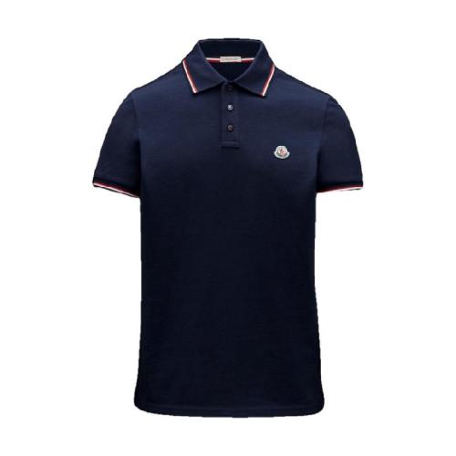  MONCLER蒙可蒙克萊 22年秋冬 男士 短袖Polo Logo Polo Shirt H20918A7030084556796