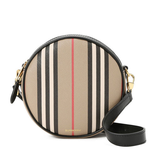 BURBERRY/博柏利 斜挎包 Louise - 標(biāo)志性條紋環(huán)保帆布路易絲包 80272931