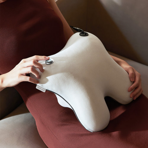 Philips/飛利浦 按摩靠墊抱枕腰椎背部肩頸部頸椎揉捏熱敷護(hù)腰家用辦公室全身按摩枕