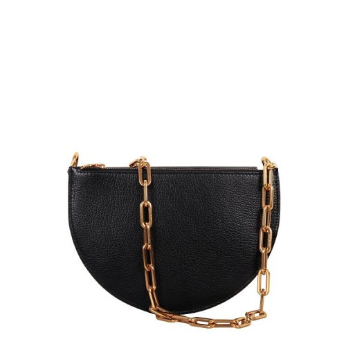 BURBERRY/博柏利  巴寶莉女包 女士黑色皮革單肩斜跨包 40779481 HKY0011N