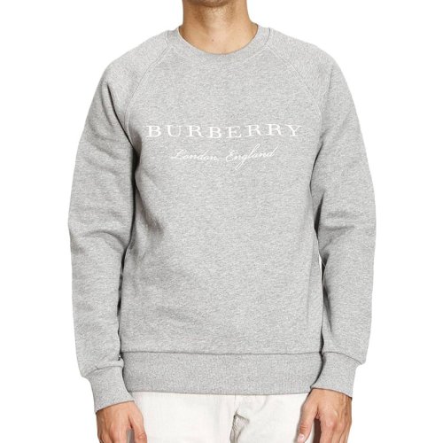  BURBERRY/博柏利 男士灰色棉質(zhì)衛(wèi)衣 4056505 PLFSX