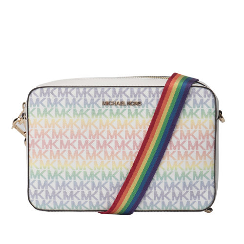 Michael Kors/邁克·科爾斯 PRIDE系列 彩虹色 單肩斜跨包 女款35T1G4PC9I