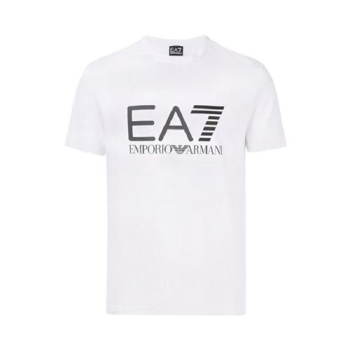  ARMANI/阿瑪尼 阿瑪尼 男士白色棉質短袖T恤 3GPT01-PJ03Z-1100 PLFSX