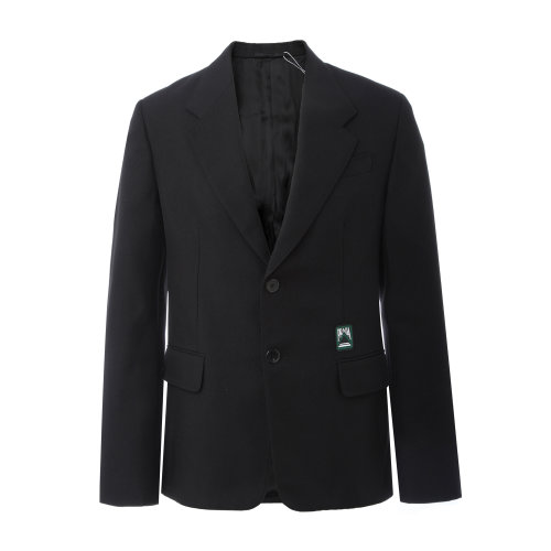 PRADA/普拉達(dá) 黑色 男士西服 單件西裝 上裝 男裝