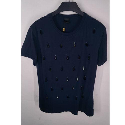 Pinko/品高深藍色女士短袖T恤  1B12ZUY4FQG56