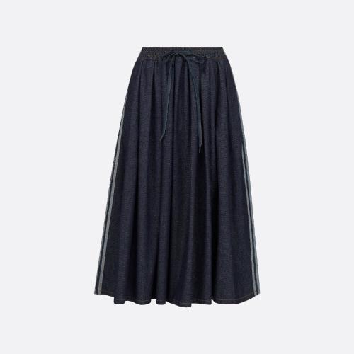  DIOR迪奧 22年秋冬 女士 半身裙 Denim Couture 半裙 222J16A3517_X5651