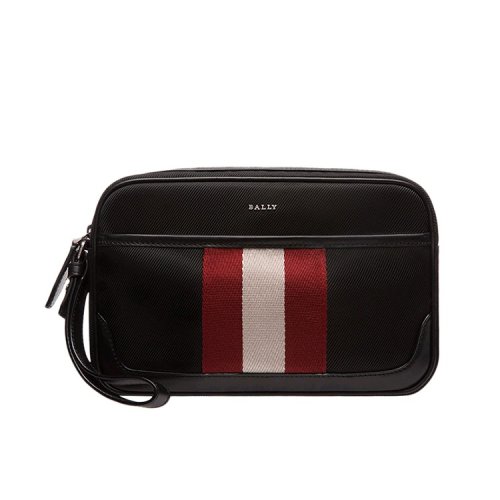 BALLY/巴利 男女同款 黑色時尚手拿包 6220464