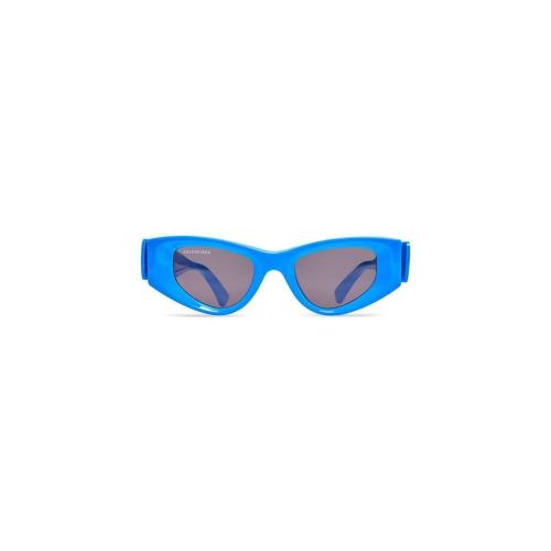  BALENCIAGA巴黎世家 22年秋冬 女士 太陽眼鏡 Womens Odeon Cat Sunglasses in Turquoise 7034