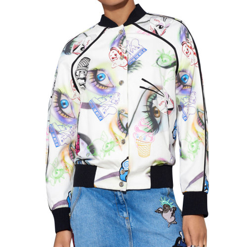 Kenzo 高田賢三 女士服裝 印花飛行員夾克 女士夾克