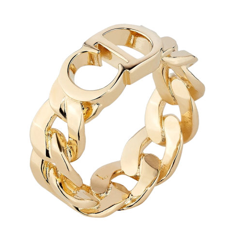 DIOR/迪奧 新款 女士星舞者鍍金金屬鏤空戒指指環(huán)R0750DSEMT_D300