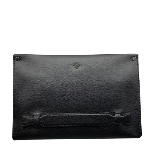 DIOR/迪奧 男士黑色牛皮手包    at