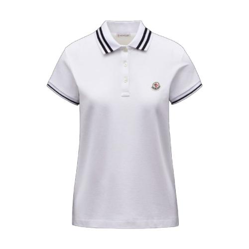 MONCLER蒙可蒙克萊 22年秋冬 女士 短袖Polo Logo Patch Polo Shirt H10938A0000584720001