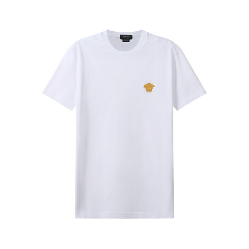 VERSACE/范思哲 男士棉質(zhì)修身版圓領(lǐng)短袖T恤 A89289 A228806