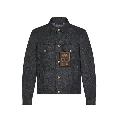  LV路易威登 22年秋冬 男士 夾克 MONOGRAM DNA 牛仔夾克 1A8X87 1A8X88 1A8X89 1A8X8A 1A8X8B