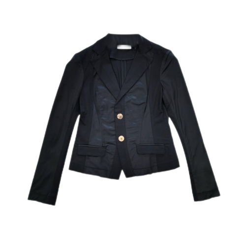 VERSACE 范思哲 黑色兩?？鄱炭顔挝?女士西裝 黑色 44