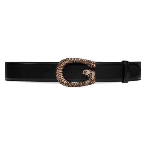  GUCCI古馳 22年秋冬 男士 G靈蛇腰帶扣腰帶 710095 AAASB 1141